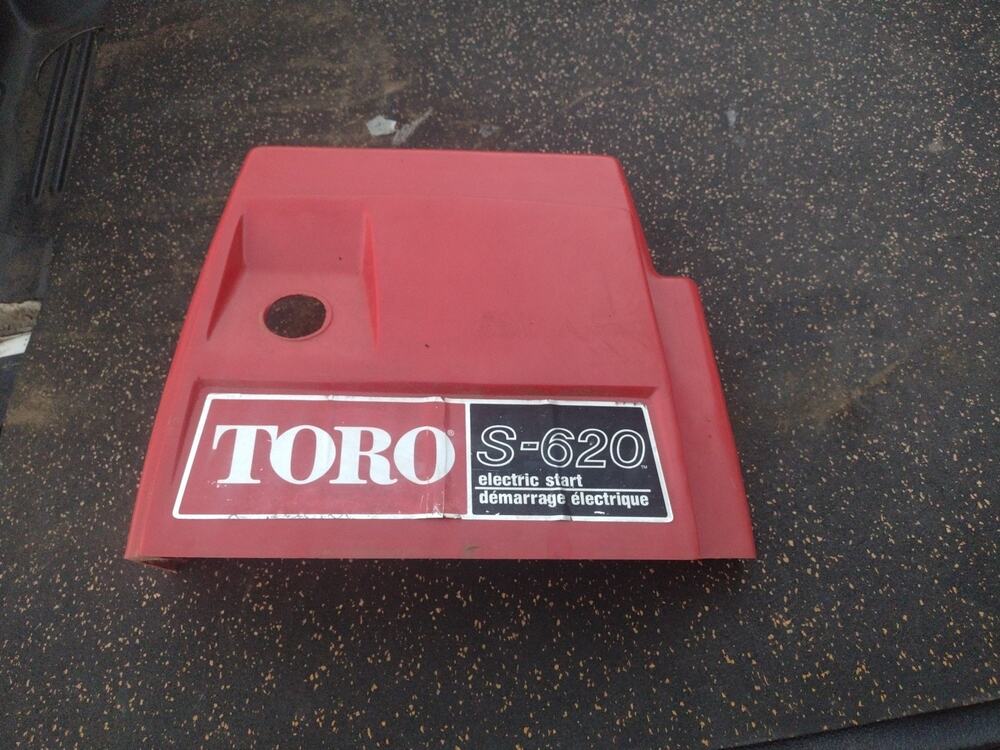 TORO S-620 ELECTRIC START SNOW BLOWER BODY PLASTIC COVER - Used